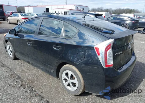 2013 Toyota Prius Two из США, поврежденный, VIN JTDKN3DUXD0347205
